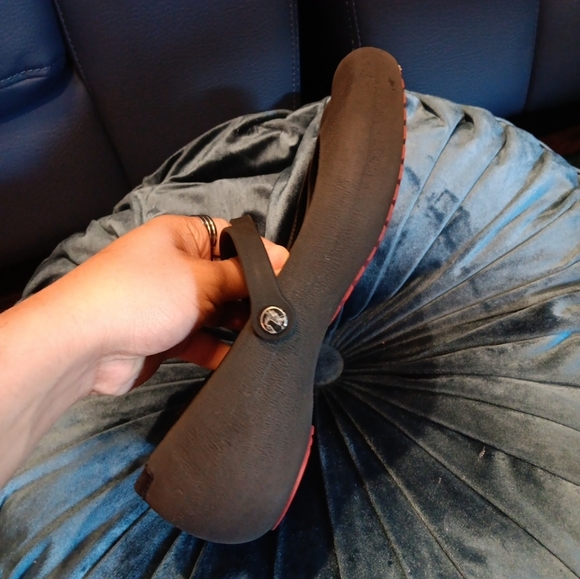 CROCS Alice Work Flat Mary Jane Women's Size 7 Black - Picture 3 of 4